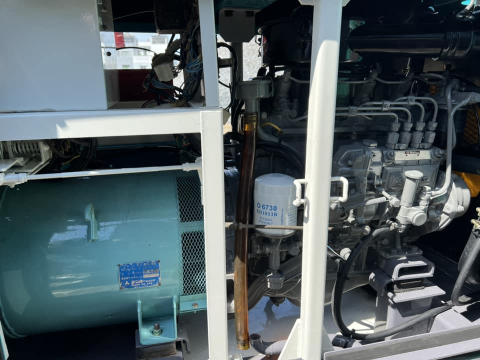 máy phát điện cũ denyo 70kva