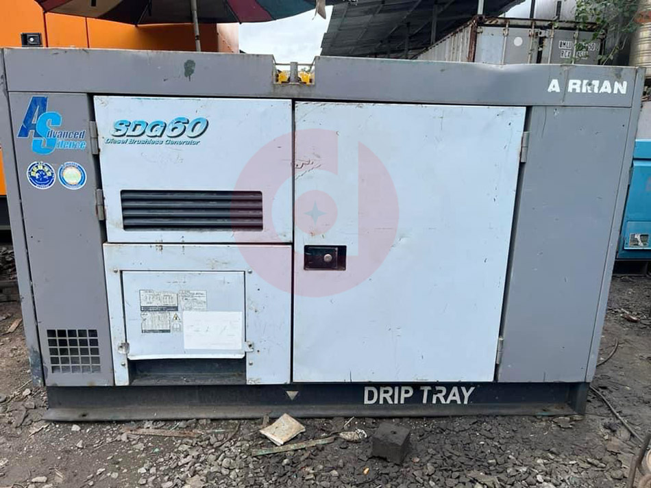 máy phát điện cũ denyo 60kva