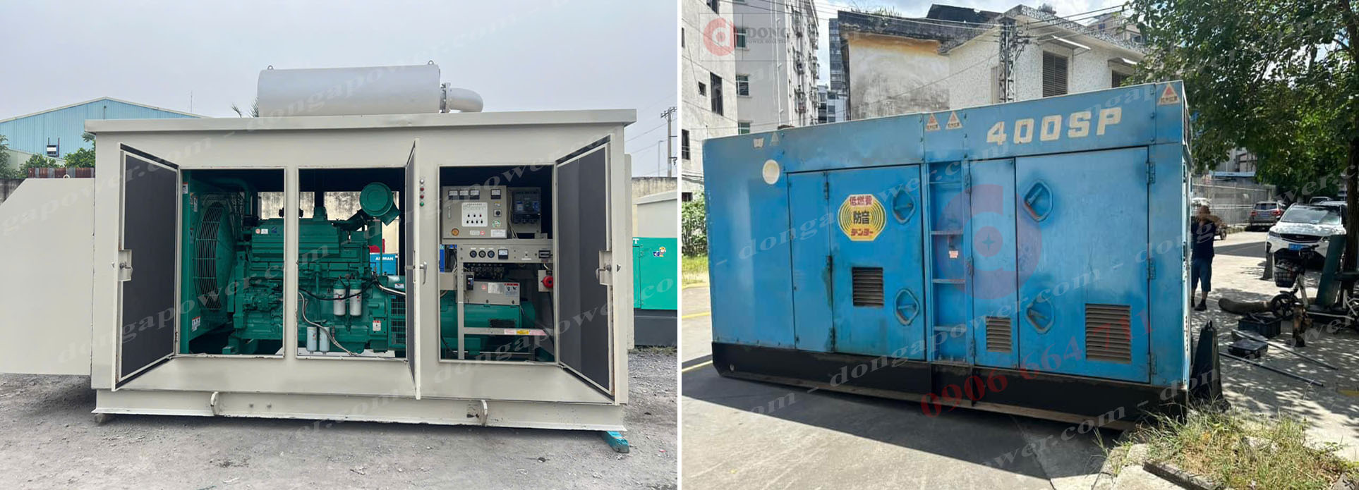 máy phát điện cũ 400kva - cummins