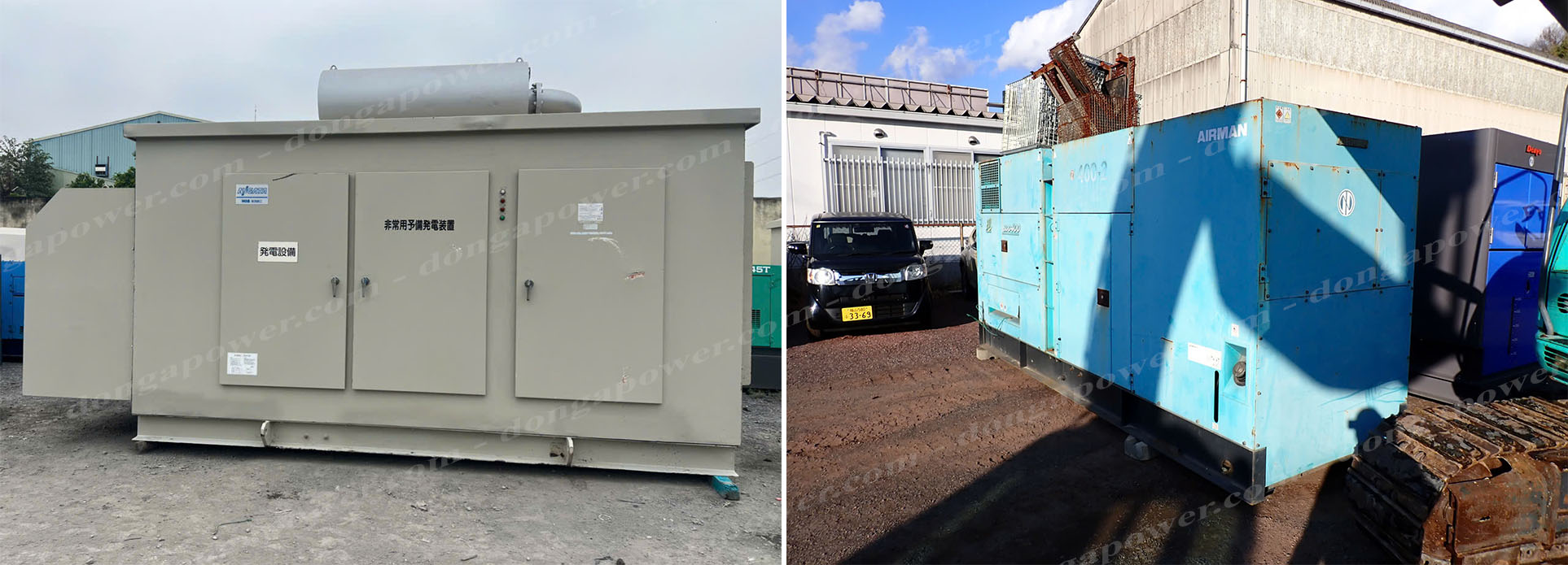 máy phát điện nhật cũ 400kva - 320kw