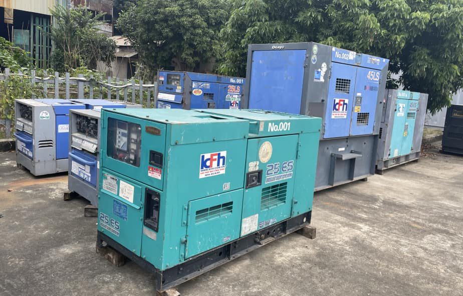 Thua Mua Máy Phát Điện Cũ Tại Trà Vinh