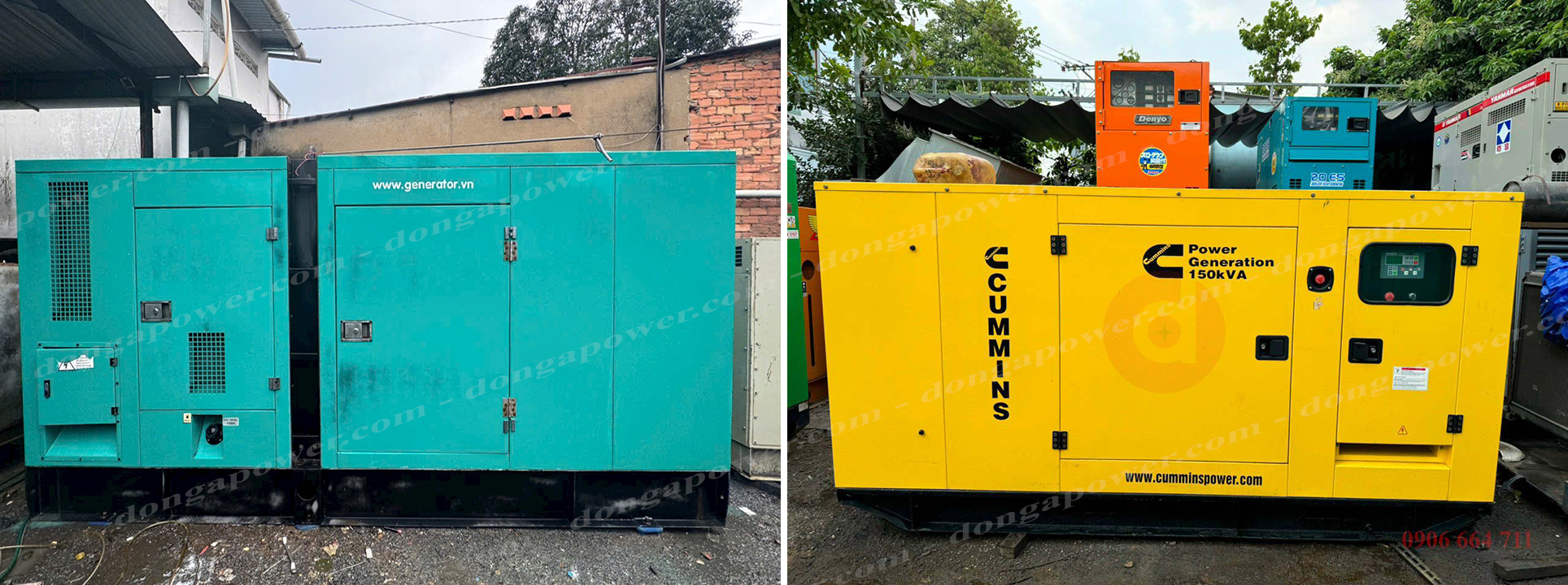 máy phát điện cũ 150kva - cummins