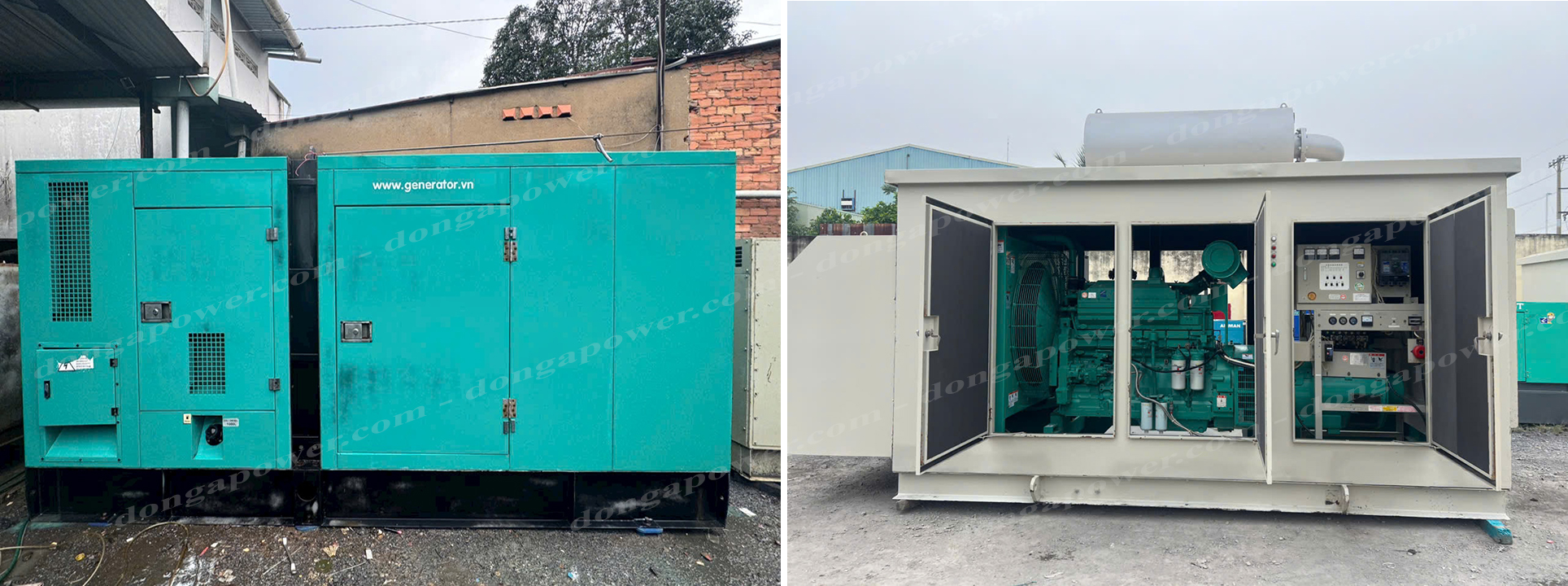 máy phát điện cũ nhật bãi 150kva