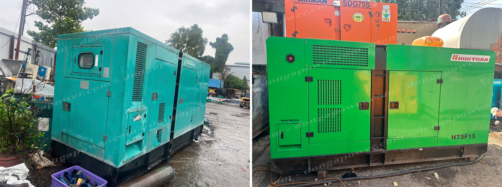 máy phát điện nhật cũ 150kva - 120kw