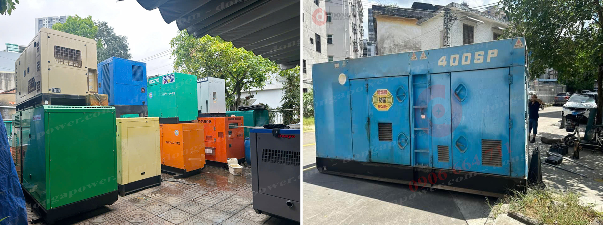 máy phát điện nhật cũ 350kva - 280kw