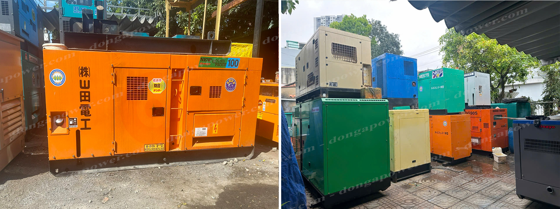 máy phát điện cũ denyo 100kva