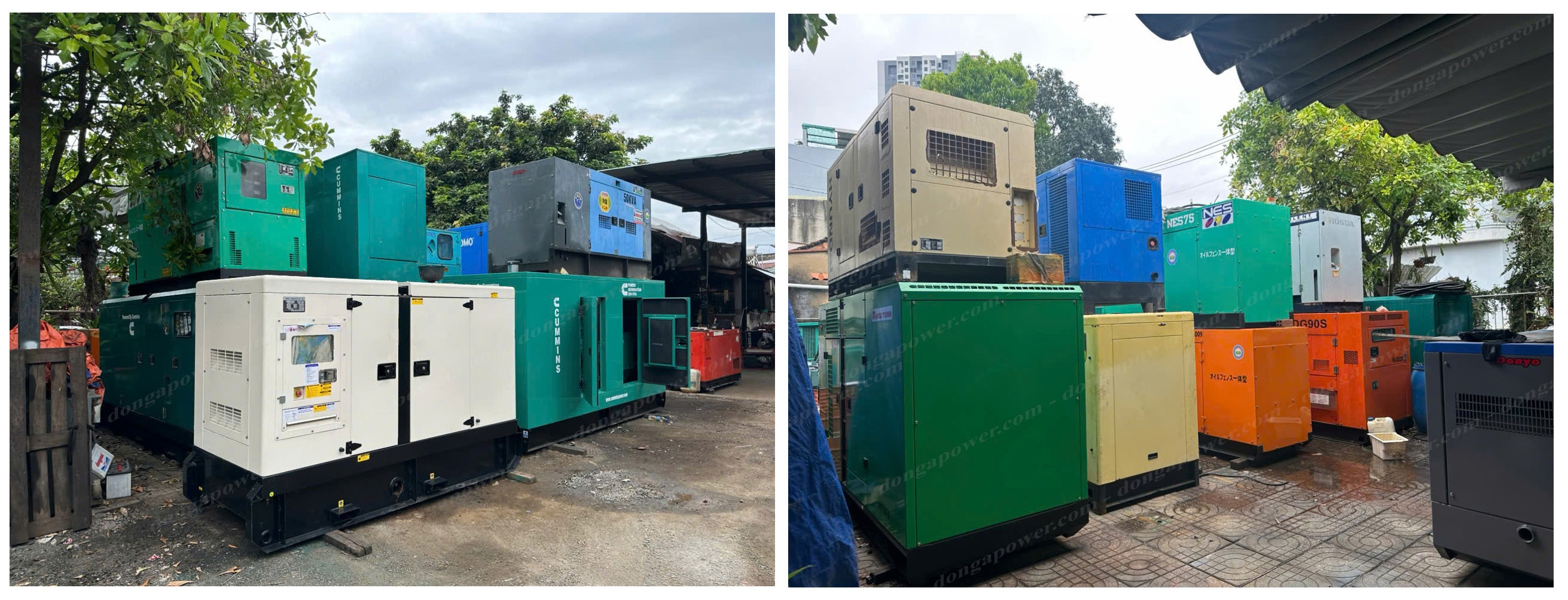 máy phát điện cũ tại cà mau