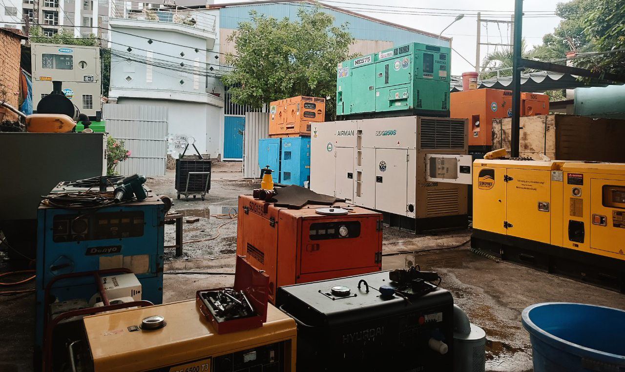 thu mua máy phát điện cũ tại bình dương