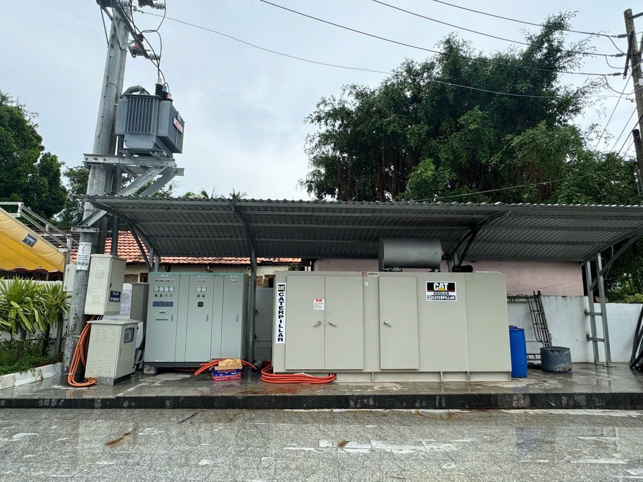 lắp đặt máy phát điện cho khách sạn the up Phú Quốc